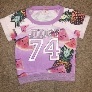 Juicy Couture size x-small 5/6 short sleeve shirt